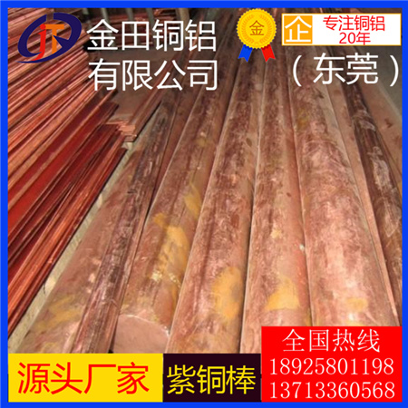 批發(fā)直銷t3紫銅棒-t8大規(guī)格紫銅棒，t5超硬紫銅棒
