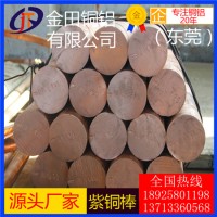 廠家直銷(xiāo)t6紫銅棒/t5特硬紫銅棒，t2大規(guī)格紫銅棒